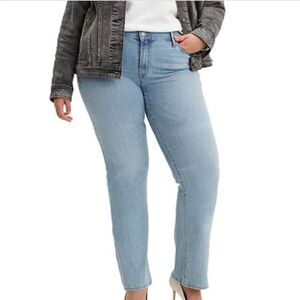 Levi S® Women S Plus Size Classic Straight Jeans Sz 24W